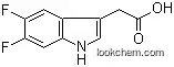 Molecular Structure of 126030-73-7 (5,6-Difluoro-1H-indole-3-acetic acid)